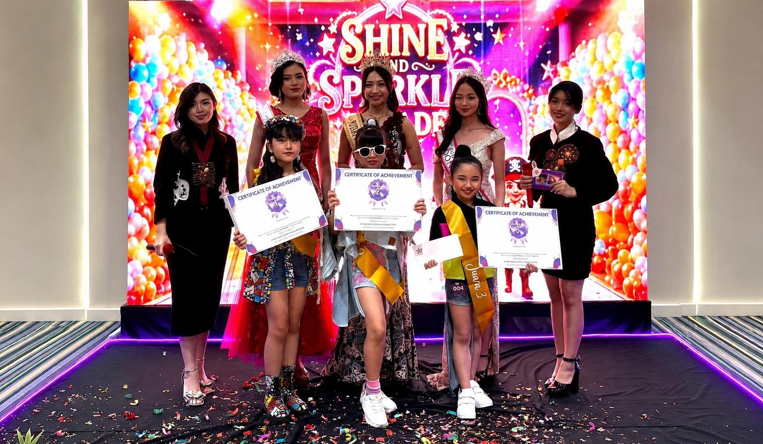 Shine & Sparkle Parade 2026 di Fame Hotel Gading Serpong jadi ajang anak tampil percaya diri, kreatif, dan berani berkarya.