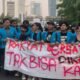 Soroti Kenaikan BBM, Mahasiswa UIN Jakarta Turun ke Jalan