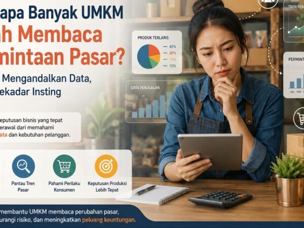 Mengapa Banyak UMKM Salah Membaca Permintaan Pasar? Saatnya Mengandalkan Data, Bukan Sekadar Insting