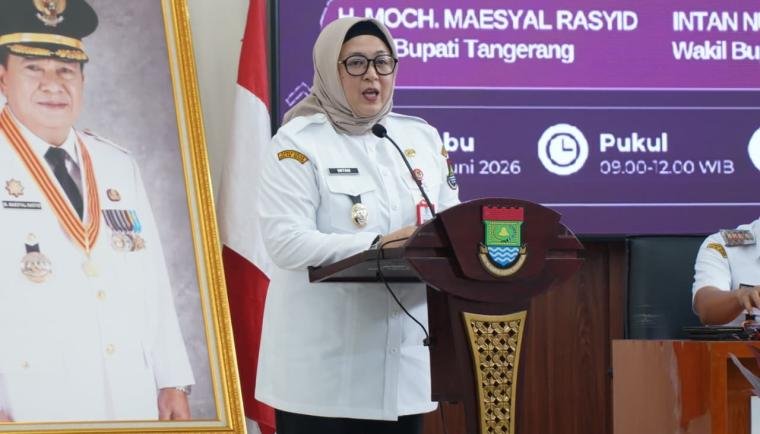 Wabup Tangerang Intan Nurul Hikmah mendorong Posbakum menjadi garda terdepan pelayanan hukum guna memperluas akses keadilan warga desa.