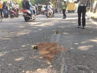 Kecelakaan di Jalan Syekh Nawawi Tigaraksa, Pengendara Motor Perempuan Tewas