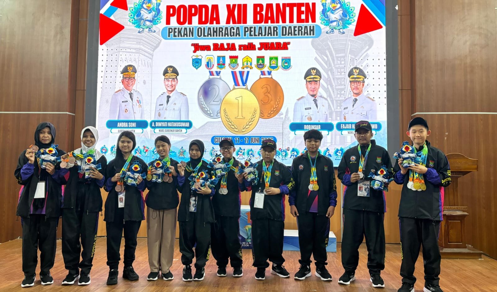 Kabupaten Tangerang finis sebagai runner-up cabor catur Popda Banten 2026 dengan raihan 2 emas, 4 perak, dan 3 perunggu.