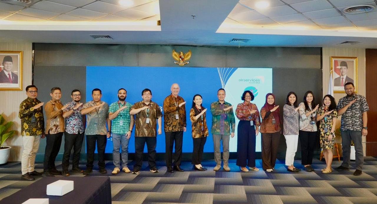 AirNav Indonesia dan Airservices Australia memperkuat layanan navigasi penerbangan melalui program ITSAP 2026.