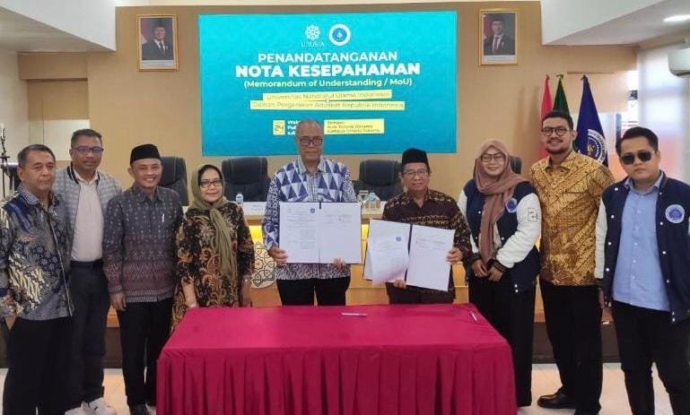 DePA-RI dan UNUSIA menandatangani MoU penyelenggaraan PKPA untuk mencetak advokat profesional, berintegritas, dan kompeten.