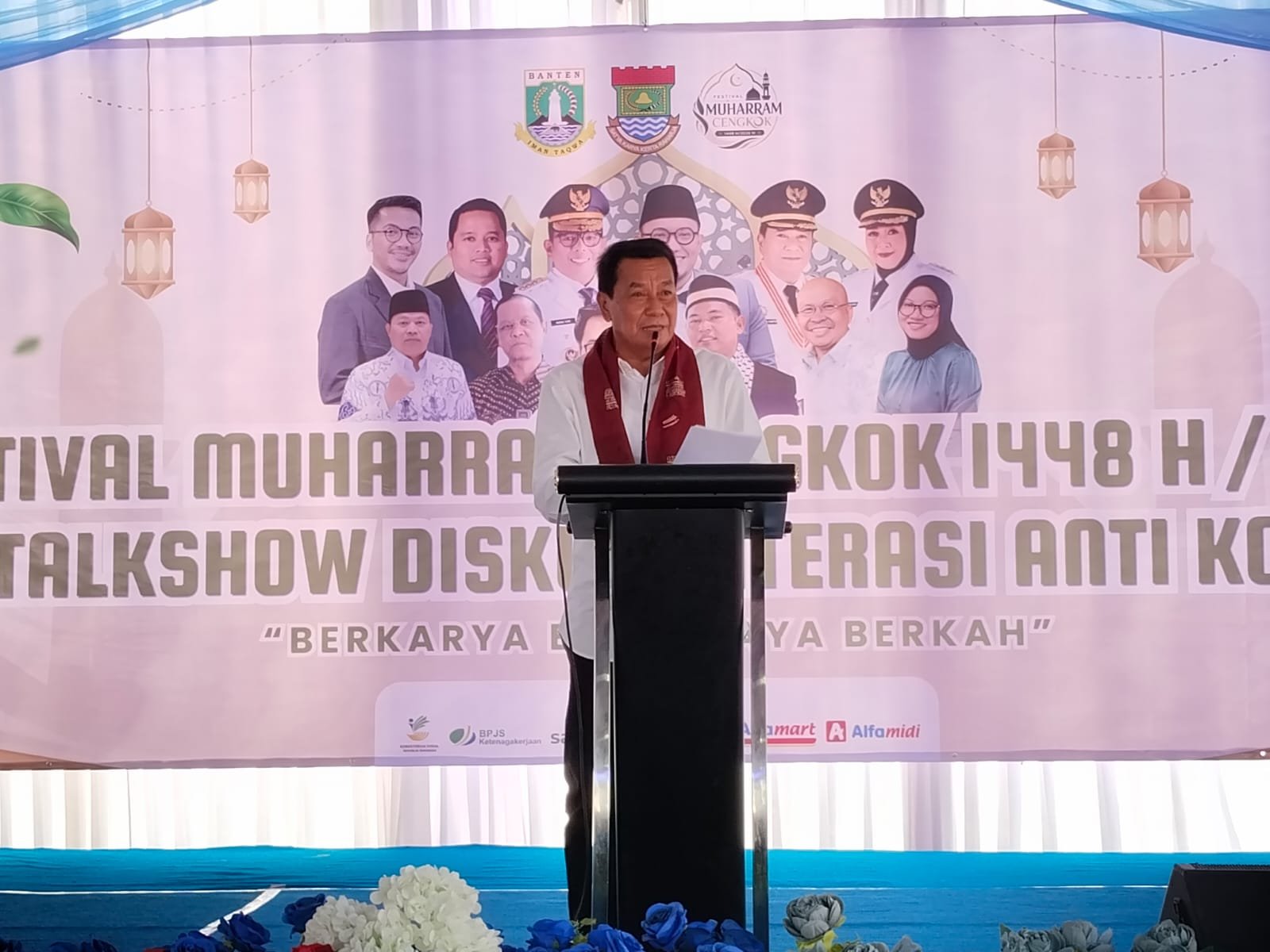 Bupati Tangerang mengapresiasi Festival Muharram Cengkok 1448 H sebagai wadah syiar Islam, kegiatan sosial, dan pemberdayaan UMKM.