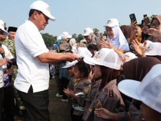 Ratusan Anak Ikuti Peringatan Hari Anak Nasional di Puspemkab Tangerang, Ini Pesan Bupati Maesyal Rasyid