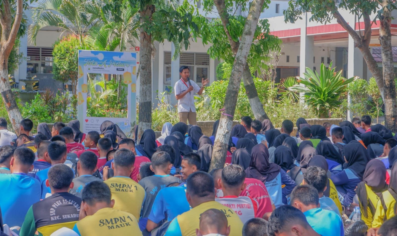 KPA Kabupaten Tangerang edukasi ribuan siswa SMA/SMK tentang kesehatan reproduksi, HIV/AIDS, dan bahaya NAPZA saat MPLS 2026.