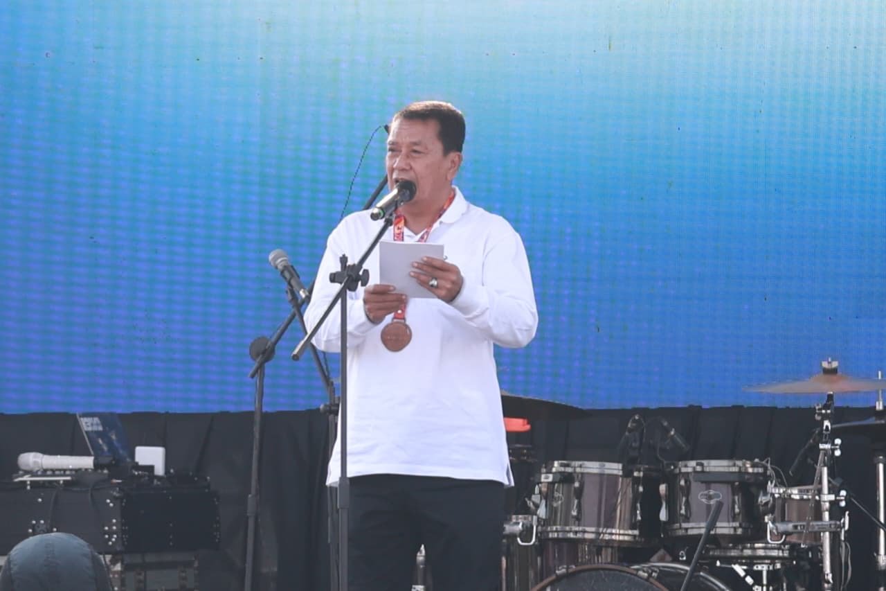 Bupati Tangerang Maesyal Rasyid apresiasi peran Ikatan Notaris Indonesia dalam pelayanan hukum masyarakat melalui NotaRace 2026.