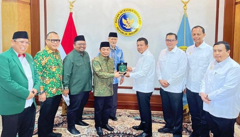 PB Mathla'ul Anwar dan BIN perkuat sinergi menjaga persatuan NKRI, dakwah moderat, serta mendorong kemajuan Indonesia.