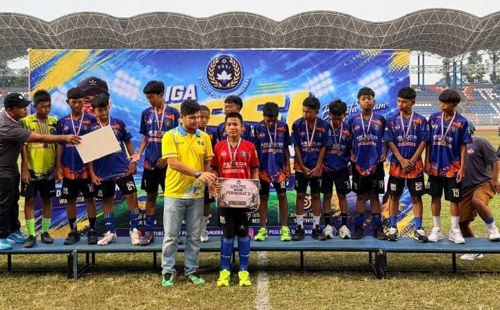 Liga Soeratin Piala Wali Kota Tangerang 2026 sukses menjadi ajang pembinaan bibit pesepak bola muda berbakat Kota Tangerang.