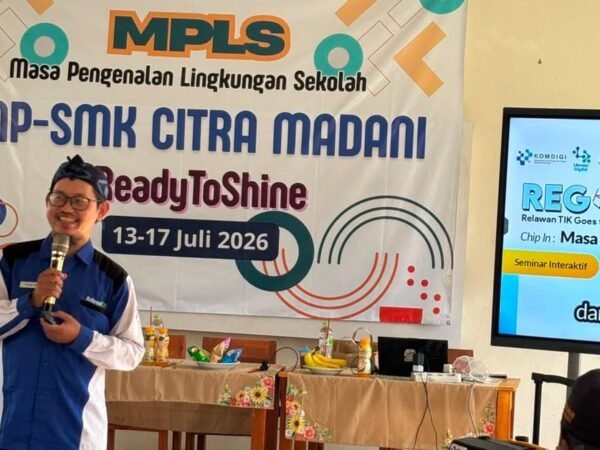 MPLS SMK Citra Madani Rajeg, Relawan TIK Banten Ingatkan Bahaya Jejak Digital