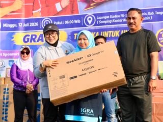 Dipimpin Wabup Tangerang, Senam Massal KORMI Berlangsung Meriah dengan Ratusan Doorprize