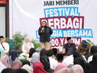 Wabup Tangerang Perkuat Kolaborasi Komunitas Sosial Lewat Festival Berbagi 200 Anak Yatim