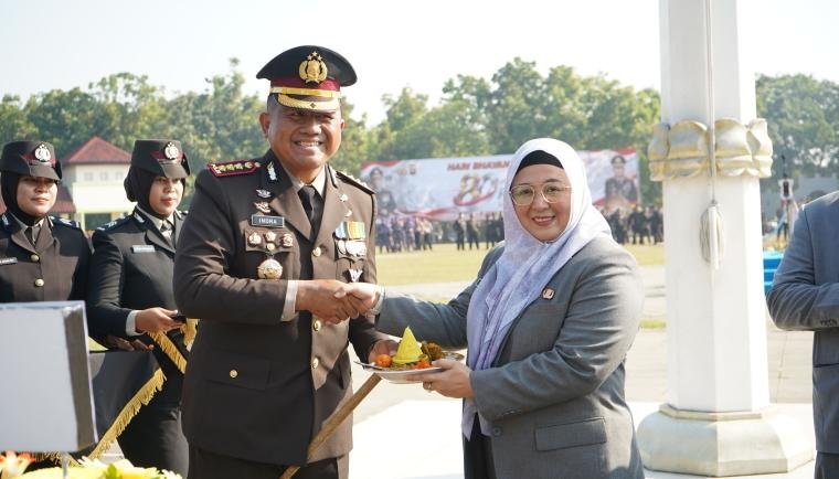 Wabup Tangerang mengapresiasi sinergi Polri, TNI, dan Pemkab pada Hari Bhayangkara ke-80 sebagai kunci menjaga kondusivitas daerah.