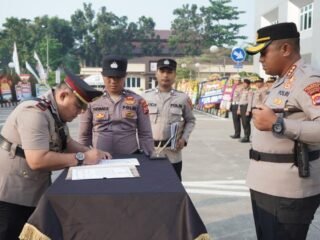 Polresta Tangerang Rotasi Sejumlah Pejabat, Ini Daftar Kasat dan Kapolsek yang Berganti