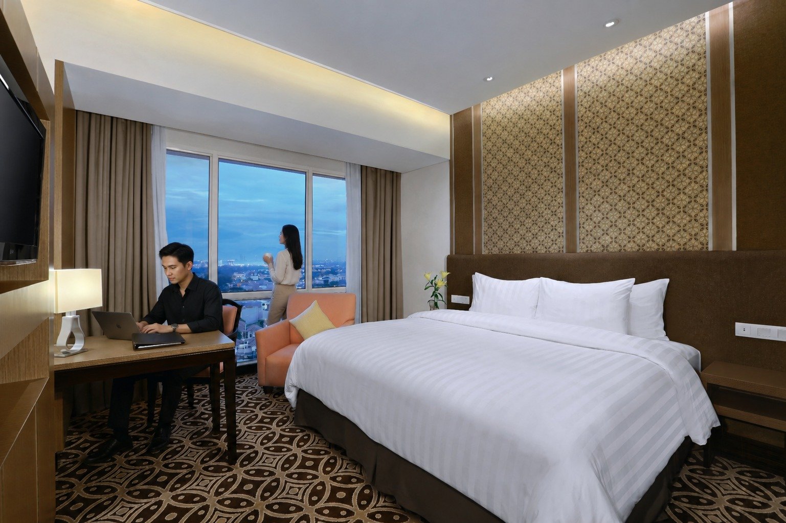 Promo spesial Atria Hotel Gading Serpong, dua malam menginap di Deluxe Room hanya Rp1,5 juta net untuk periode tertentu.