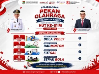 Camat Kresek Ajak Pelajar SMA Meriahkan Pekan Olahraga Kecamatan Kresek 2026