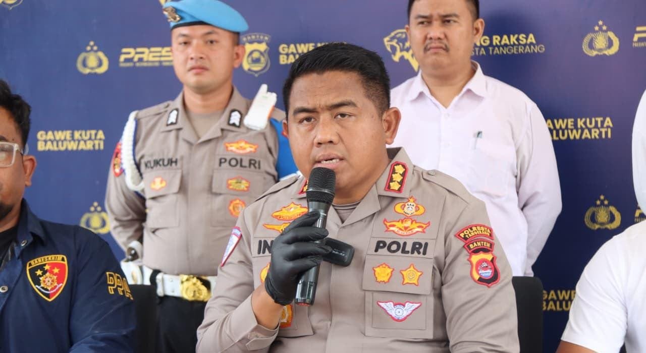 Polresta Tangerang menangkap lima pelaku pengeroyokan dan dugaan kekerasan seksual terhadap pria di Panongan.