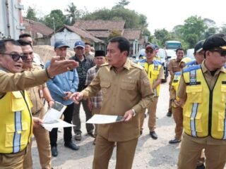 Jalan Cangkudu–Cisoka Direkonstruksi, Bupati Maesyal Targetkan Rampung Desember 2026