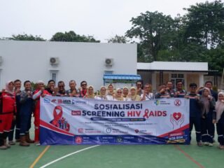 Peduli Kesehatan Pekerja, JV KSCS Paket 3 Gelar Edukasi dan Skrining HIV/AIDS