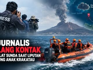 Lima Jurnalis Hilang Kontak saat Liputan Gunung Anak Krakatau, SAR Dikerahkan