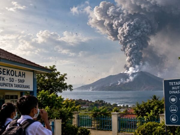 Aktivitas Anak Krakatau Meningkat, Disdik Kabupaten Tangerang Imbau Sekolah Terapkan Pembelajaran Daring