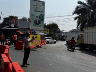 Jalan Iskandar Muda Tangerang Mulai Buka-Tutup Situasional, Ini Jalur Alternatifnya