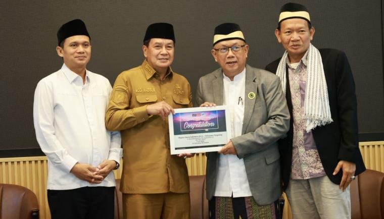 MUI Kabupaten Tangerang meraih ISO 9001:2015 dan menjadi MUI tingkat kabupaten pertama di Indonesia yang mendapat sertifikasi.
