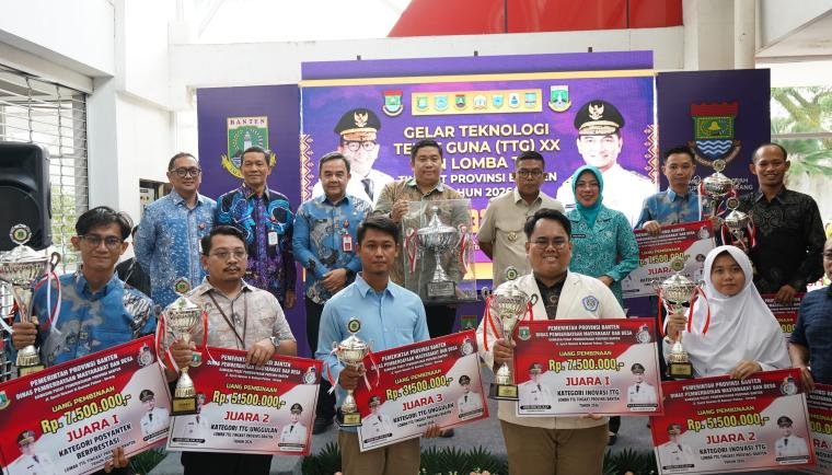 Kabupaten Tangerang meraih dua Juara 1 Gelar TTG Banten 2026 melalui inovasi GEMPI dan Posyantek Buaran Jati.