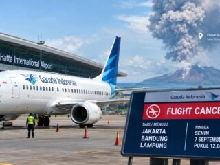 Garuda Indonesia Batalkan Penerbangan Jakarta, Bandung, dan Lampung hingga Senin Siang