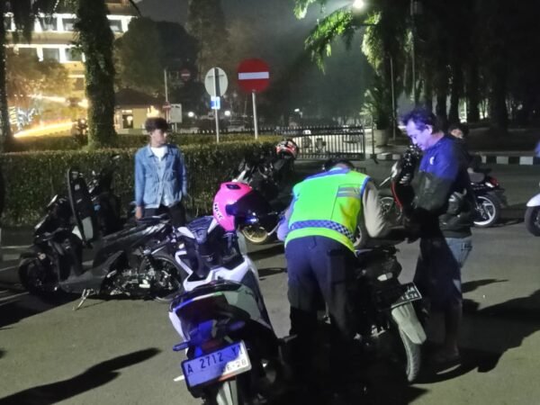 Balap Liar di Puspemkab Tangerang Dibubarkan Polisi, 4 Motor Diamankan