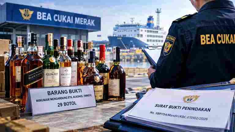 BCW menyoroti penyitaan 29 botol miras di Merak dan meminta Bea Cukai membuka dasar hukum, mengevaluasi prosedur, serta mengkaji pengembalian barang.