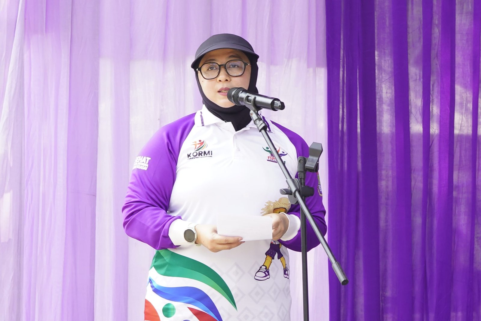 Wabup Intan membuka FORKAB Kabupaten Tangerang 2026 yang diikuti 1.764 peserta dalam delapan jenis olahraga masyarakat.