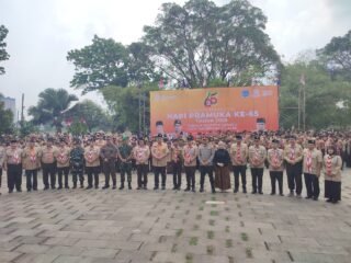 Hari Pramuka ke-65, Benyamin Tekankan Pentingnya Karakter dan Penguasaan Teknologi