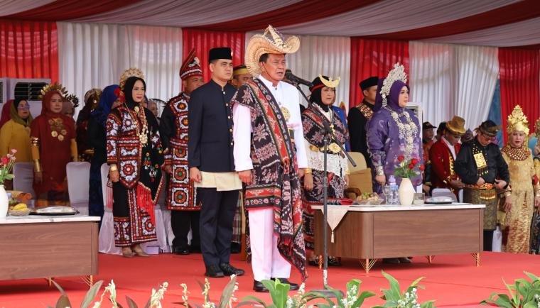 Bupati Maesyal Rasyid menekankan pentingnya pembangunan yang berdampak bagi masyarakat dalam peringatan HUT ke-394 Kabupaten Tangerang.