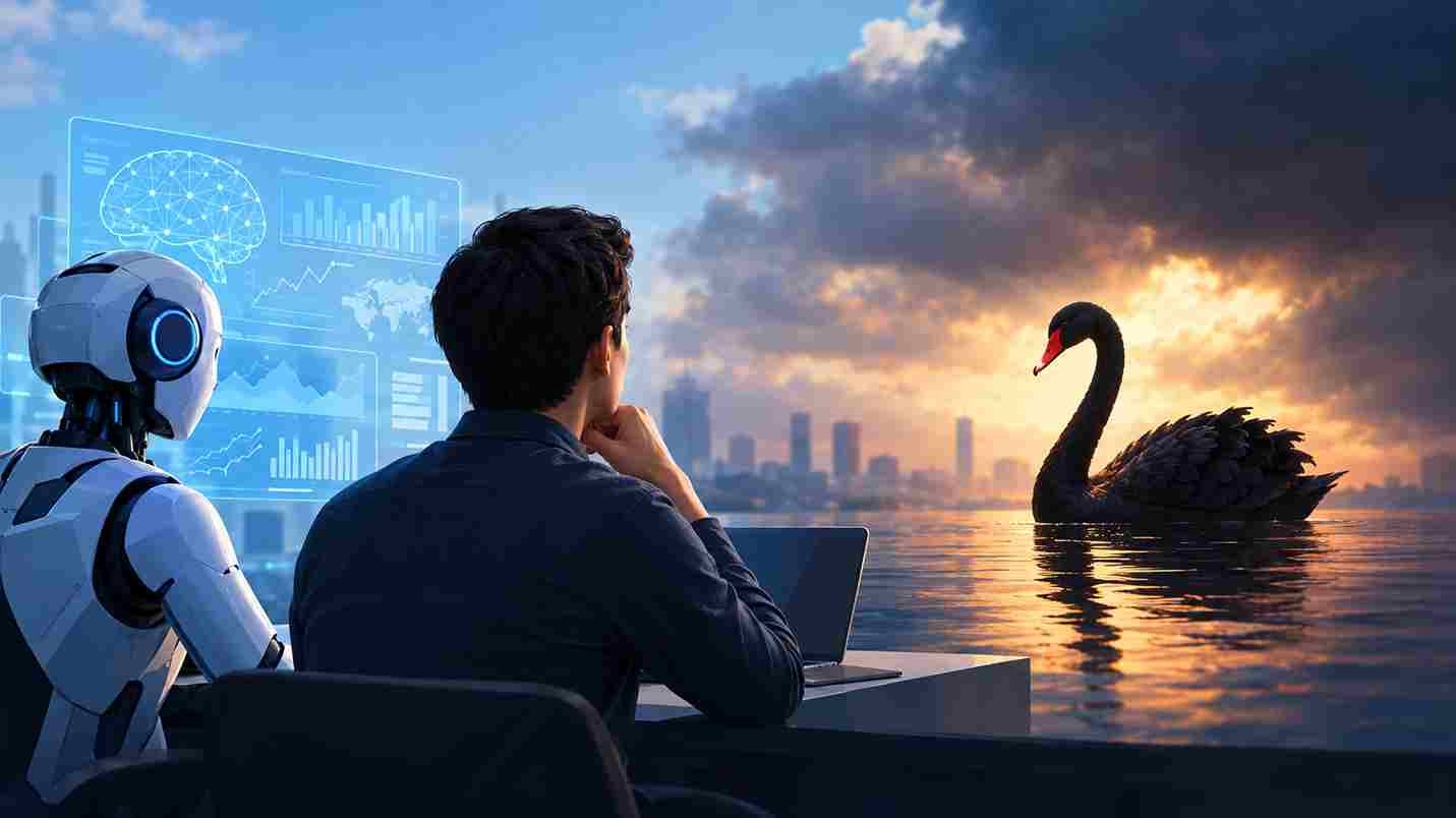 Akal imitasi mampu membaca pola, tetapi Black Swan mengingatkan bahwa masa depan penuh ketidakpastian yang tak selalu bisa diprediksi oleh AI.