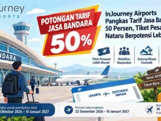 InJourney Airports Pangkas Tarif Jasa Bandara 50 Persen, Tiket Pesawat Nataru Berpotensi Lebih Murah