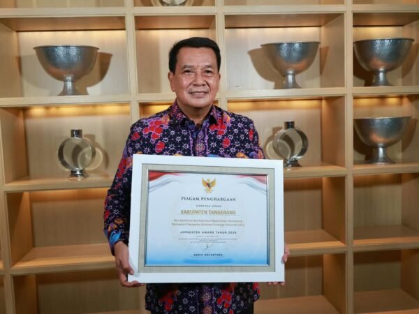 Raih Jamsostek Award 2026, Pemkab Tangerang Komitmen Alokasikan Anggaran bagi Pekerja Rentan