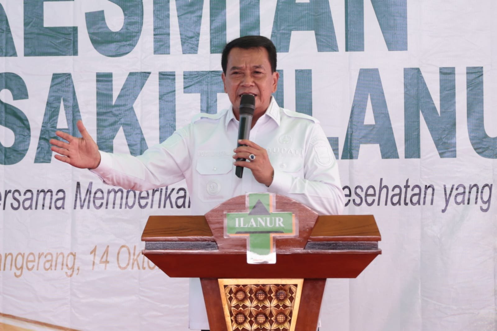 RSIA Ilanur Balaraja resmi naik status menjadi RSU. Bupati Maesyal Rasyid mendorong peningkatan kualitas pelayanan kesehatan.