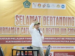 Meriahkan Dies Natalis ke-64 UIN SMH Banten, Wagub Dimyati Buka Turnamen Catur