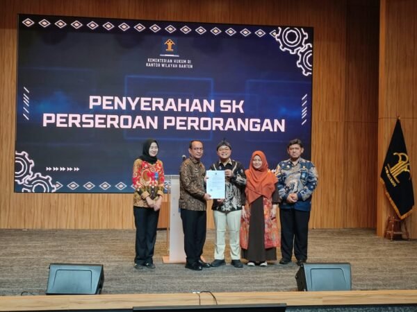 Kemenkum Banten Bidik Jiwa Wirausaha Mahasiswa, Perseroan Perorangan Jadi Solusi