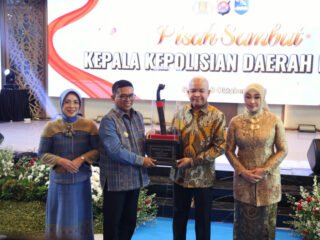 Pisah Sambut Kapolda Banten, Andra Soni Kenang Kolaborasi dengan Irjen Pol. Hengki