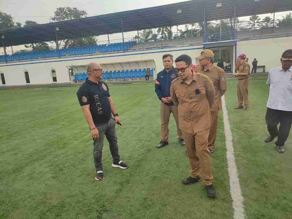Pilar Saga Ichsan meninjau sejumlah venue Porprov VII Banten 2026 di Tangsel untuk memastikan kesiapan fasilitas pertandingan.