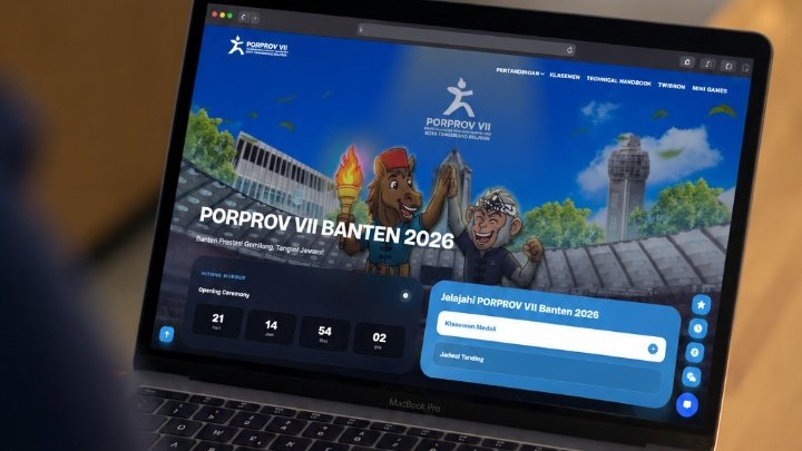Website resmi PORPROV VII Banten 2026 hadir untuk memudahkan masyarakat memantau persiapan hingga pelaksanaan ajang olahraga.